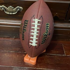 Wilson NFL football with stand.